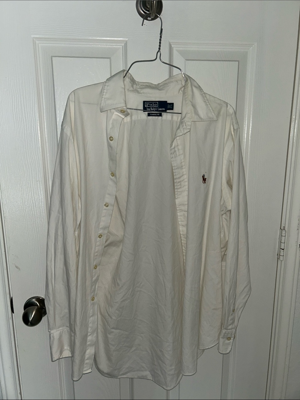 Vintage Ralph Lauren Polo Classic White Button-Up Shirt